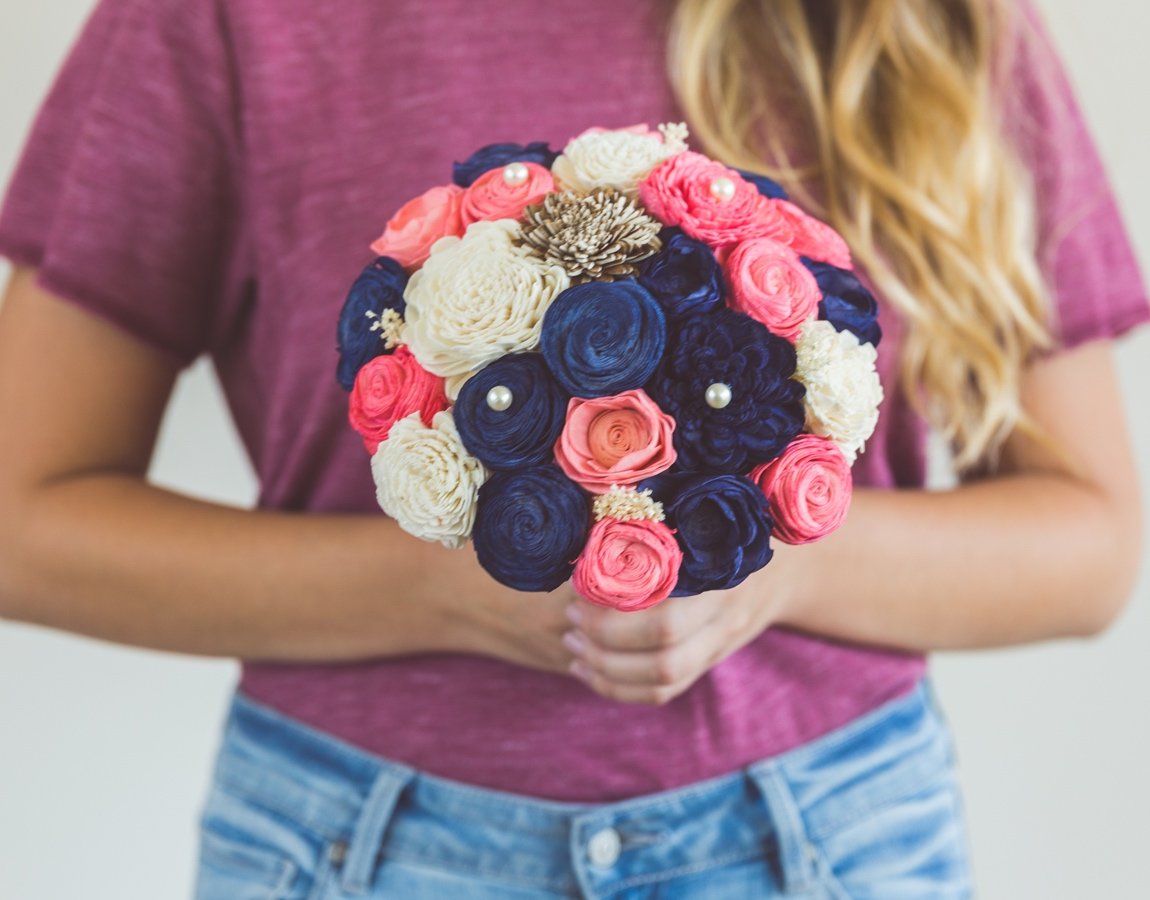 Sola Wood Flower Bouquets - Home Sweet Home