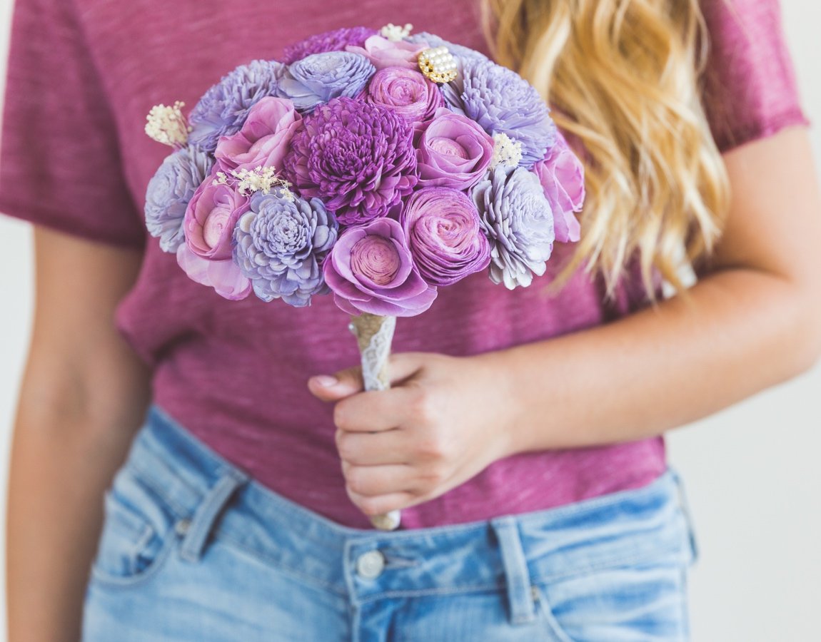 Sola Wood Flower Bouquets - Just a Fairytale