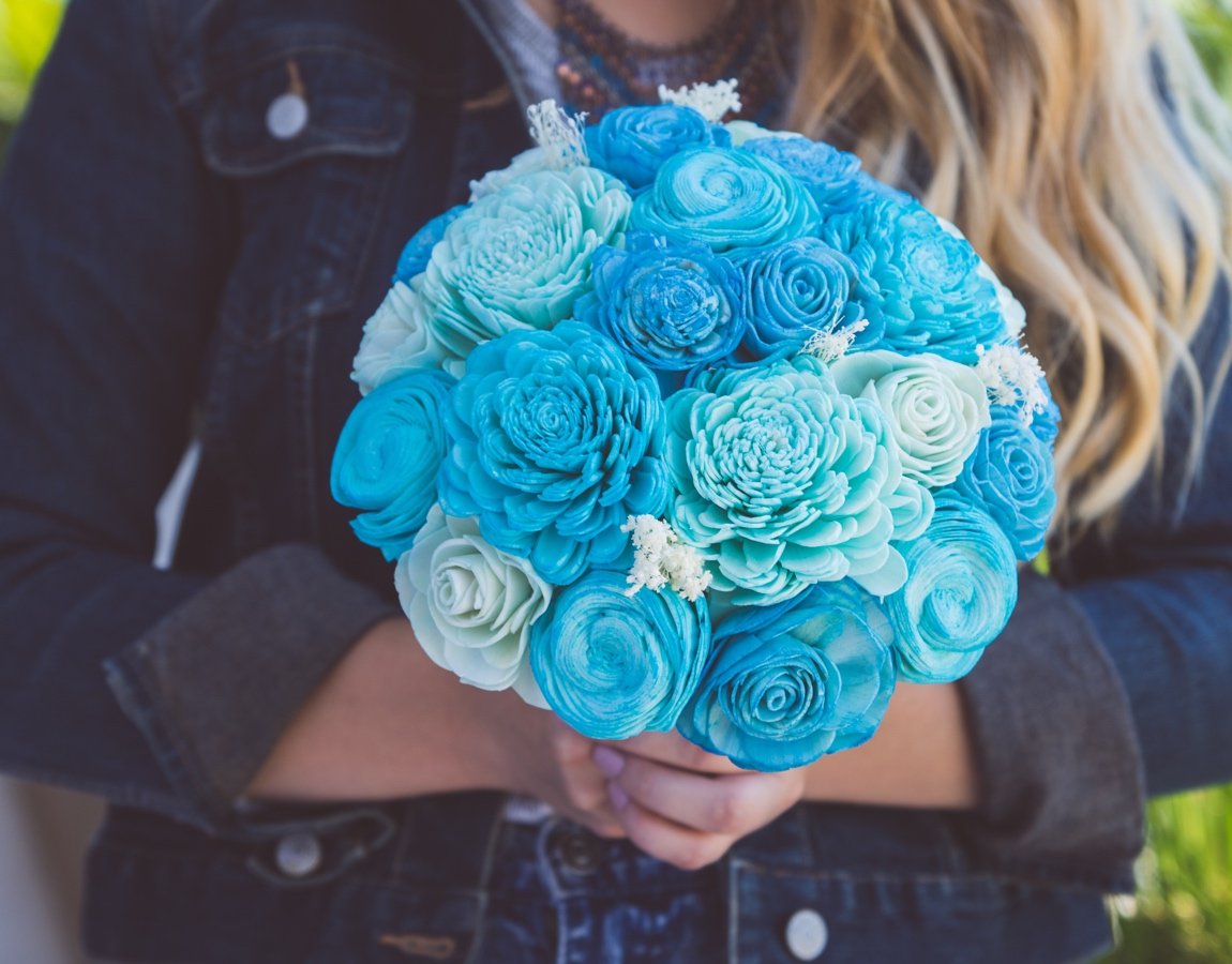 Sola Wood Flower Bouquets-Love You to the Moon & Back