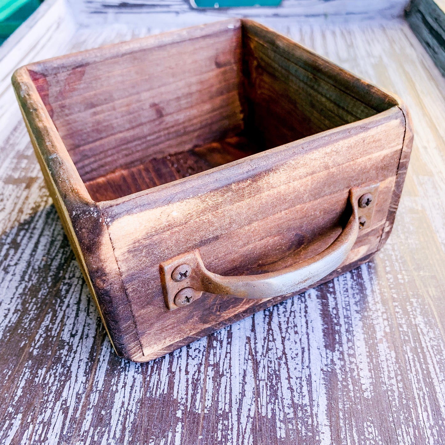 Rustic Drawer Centerpiece Box (Choose your Color)