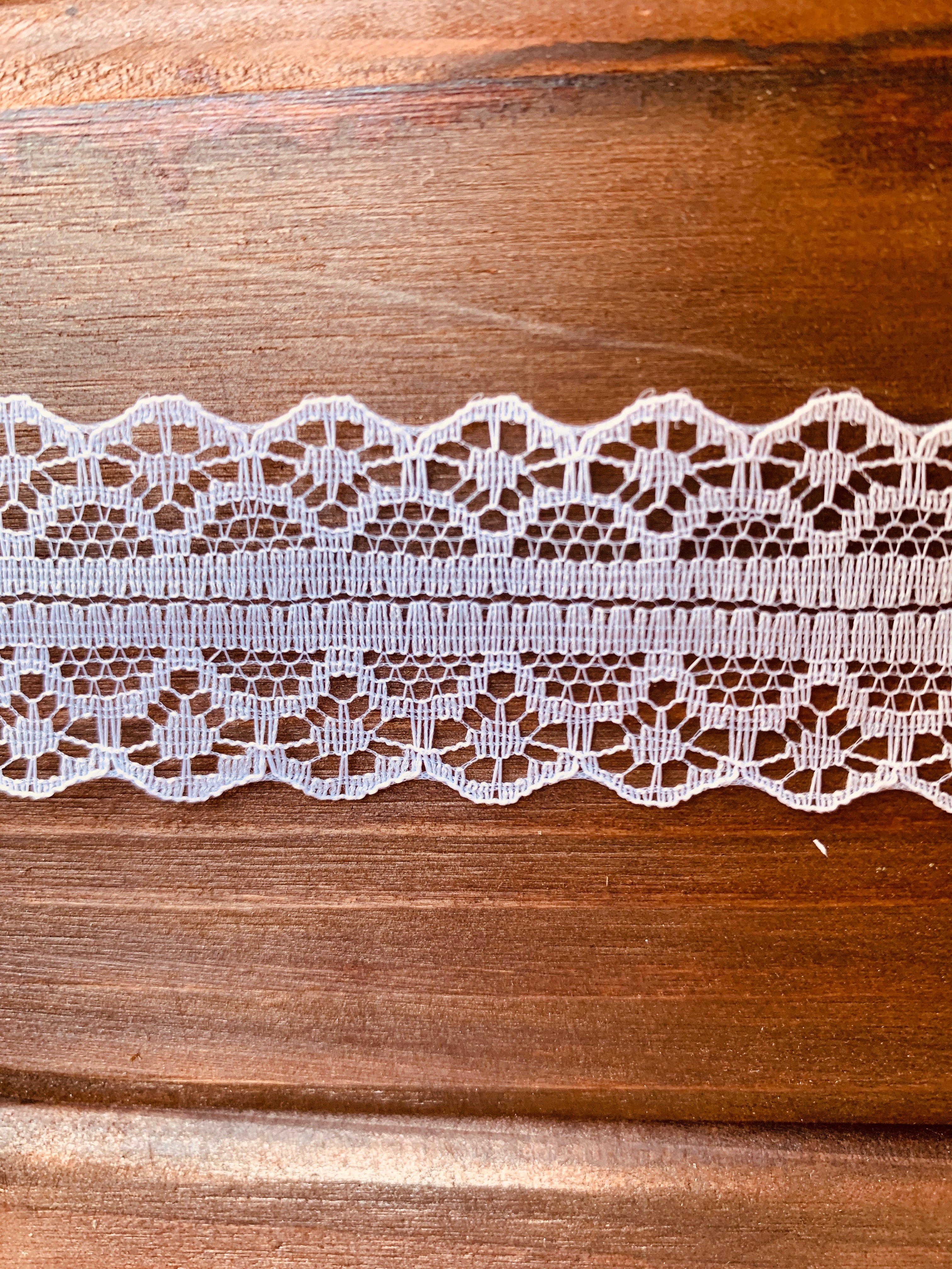 White Lace Ribbon (10 Yards) - Luv My Flowers Wholesale