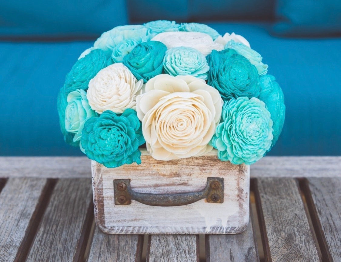 Rustic Drawer Centerpiece Box (Choose your Color)