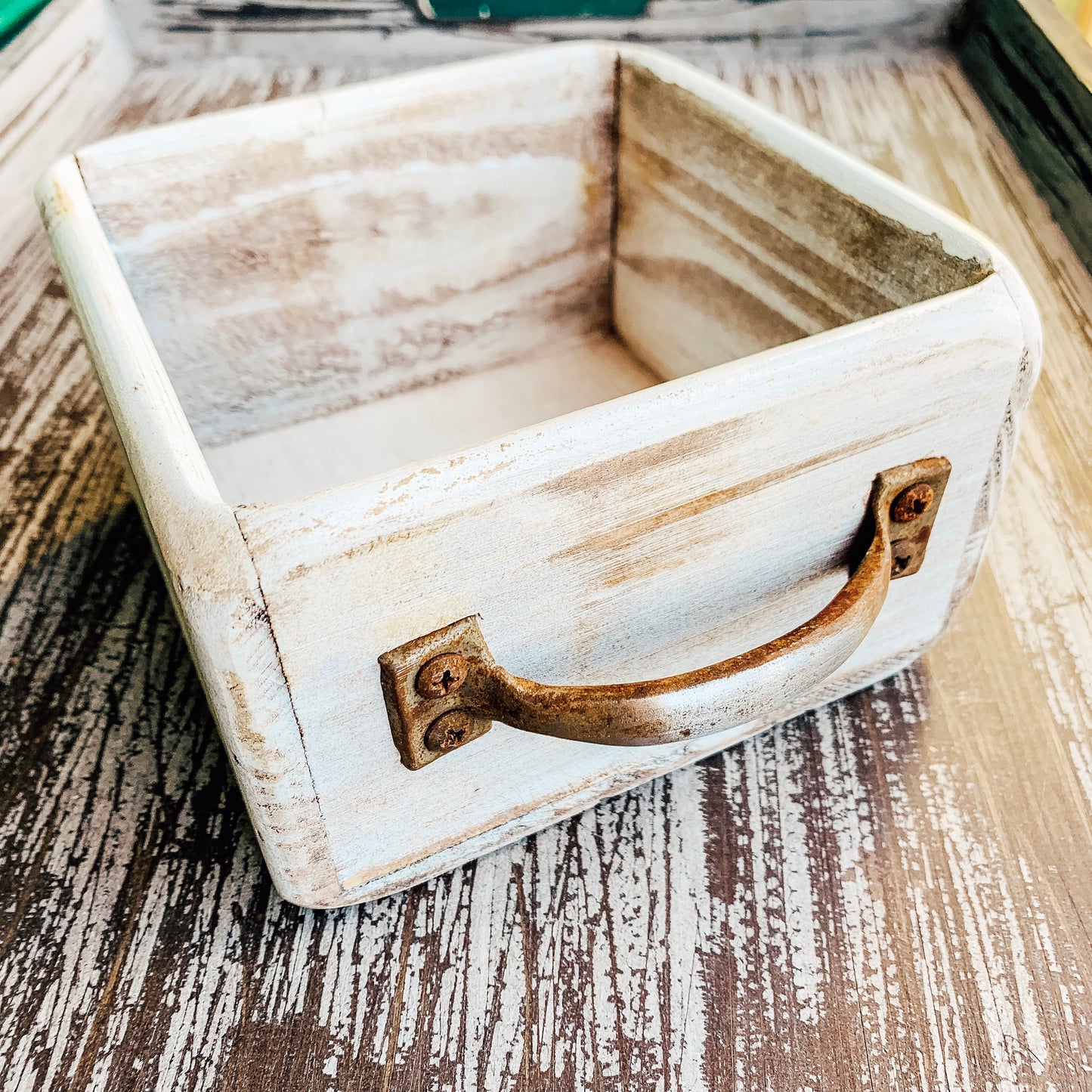 Rustic Drawer Centerpiece Box (Choose your Color)